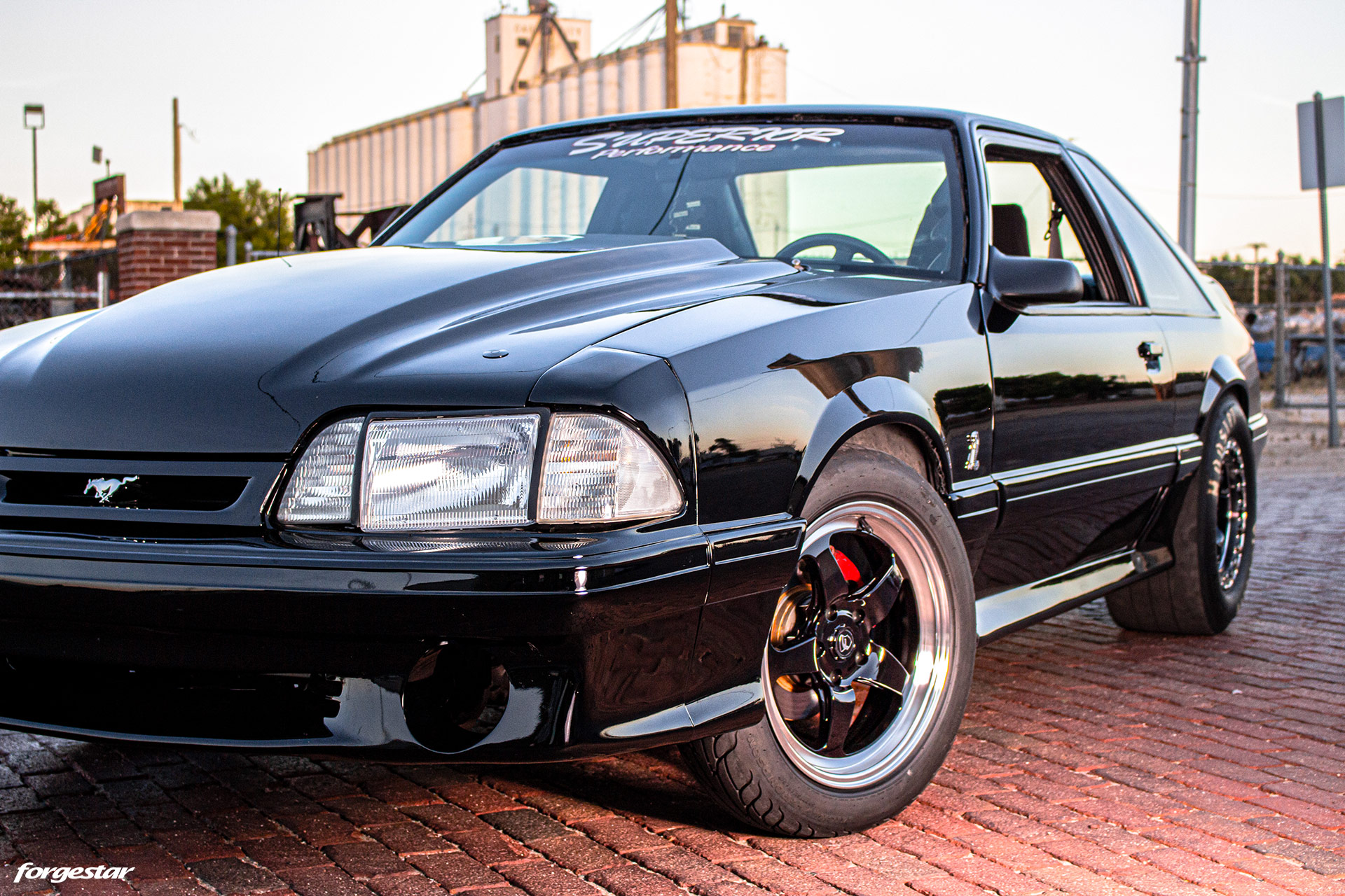 Forgestar D5 Beadlock Drag Wheels On A Foxbody 5 0l Mustang 1979 1993 Dragr...