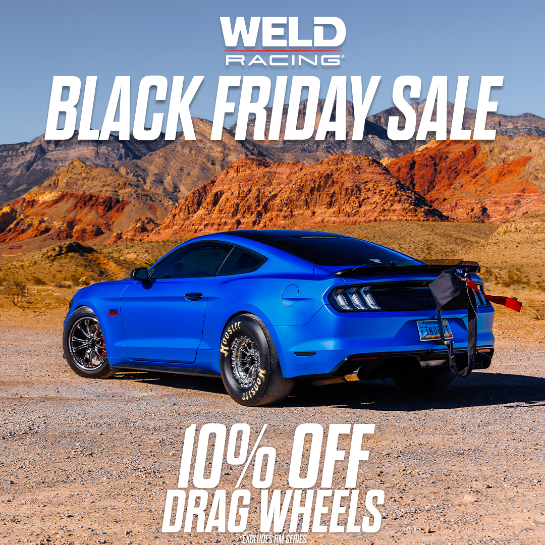 WELD Racing RT-S Challenger Demon Forged Wheels - Black Friday Cyber Monday 20% Off Drag Racing Wheels Deals