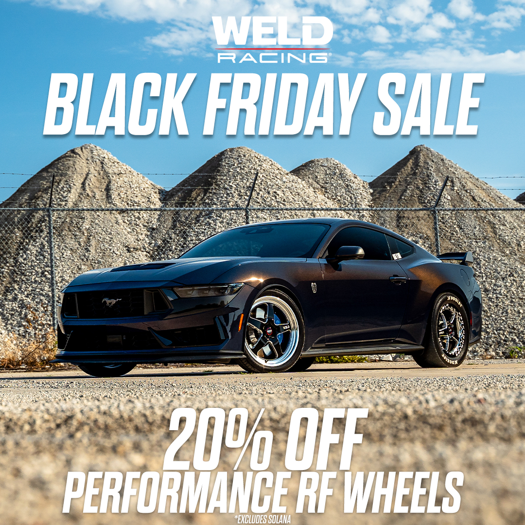 Unbeatable 20% Off Black Friday and Cyber Monday 2024 Deals on WELD RF Ventura, Laguna & Belmont Wheels!